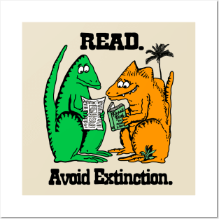 Read. Avoid Extinction. Posters and Art